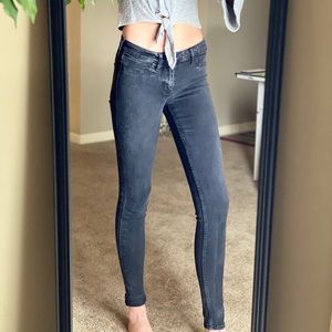 Low rise black Hollister Jeans